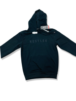 BLACK PIKE CERTIFIED HUSTLER EMBROIDERED HOODIE IN BLACK