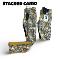FWRD STACKED YELLOW CAMO PANTS