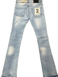 FWRD DENIM STACKED ICE BLUE
