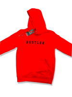 BLACK PIKE CERTIFIED HUSTLER EMBROIDERED HOODIE IN RED