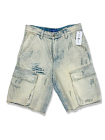 REBEL DISTRESSED DENIM SHORT IN DESERT