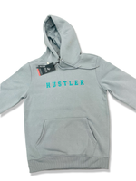 BLACK PIKE CERTIFIED HUSTLER EMBROIDERED HOODIE IN GREY