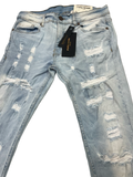 FWRD DENIM STACKED ICE BLUE