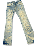 FWRD Stacked Ice Tint Denim Distressed