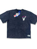 R3BÊL X ASTRO BOY COLLAB GRAPHIC TEE PINK STONES
