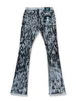 VICIOUS AUTHENTIC DENIM GREY VELVET BLACK
