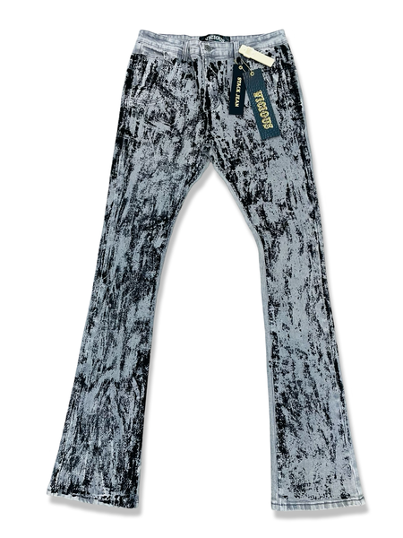 VICIOUS AUTHENTIC DENIM GREY VELVET BLACK