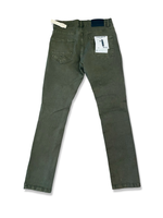 FWRD DENIM SLIM MOTO IN OLIVE
